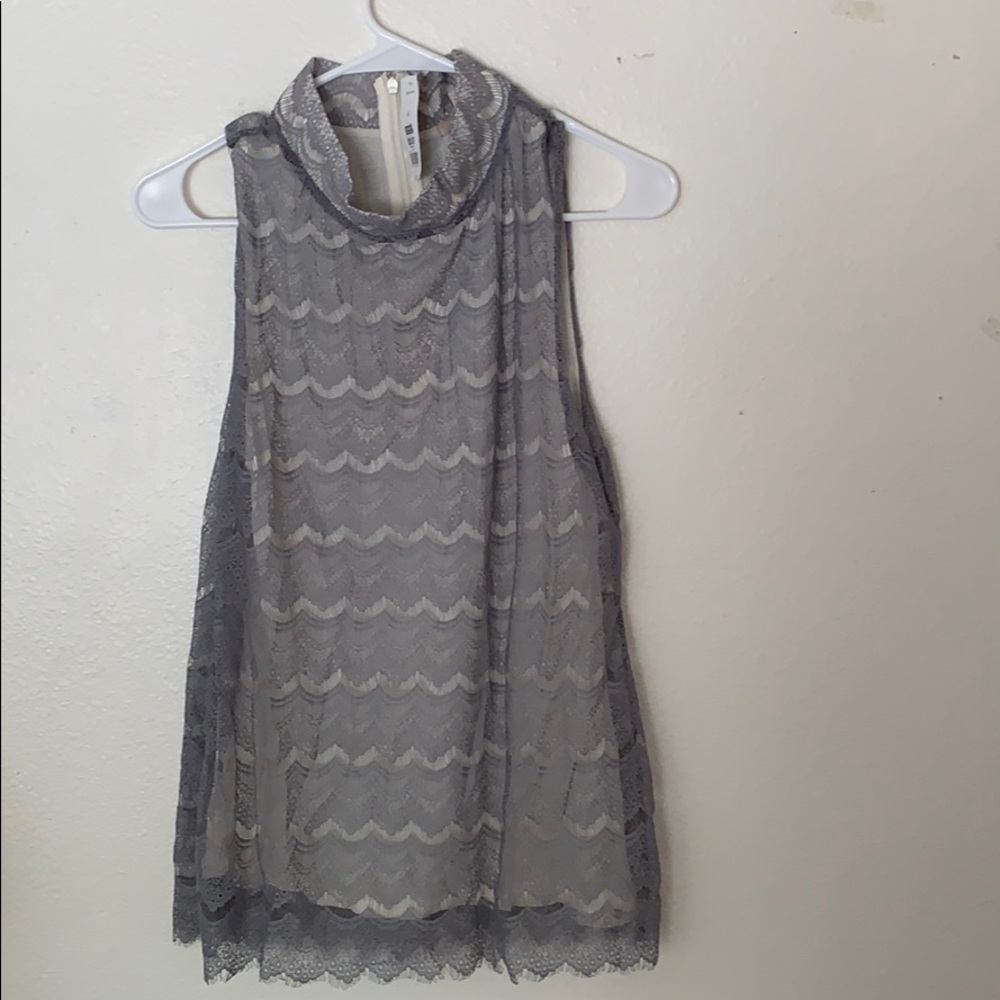 Party/formal zip up lace tank